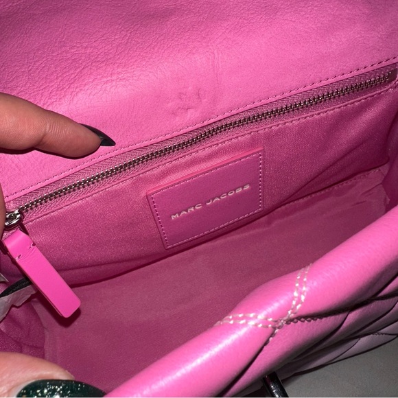 Marc Jacobs Pink Ombre Quilted Shoulder Bag - Picture 9 of 16